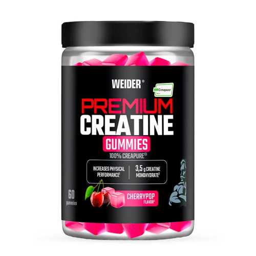Weider Premium Creatine, cherry, 60 gummies 