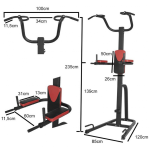 Multifunkcionalna pull-up stanica Gorilla Sports 