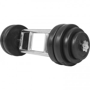 Gorilla Sports dumbbell load EZ set s plastičnim utezima 35 kg 30/31 mm 