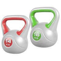 Gorilla Sports postavljeni od plastike za kuhanje čajnika s cementom od 30 kg (14 kg i 16 kg) Gorilla Sports postavljeni od plastike za kuhanje čajnika s cementom od 30 kg (14 kg i 16 kg)