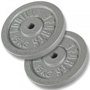 Gorilla Sports set od diskova od lijevanog željeza 30 KG (2x15 KG) / 31mm 