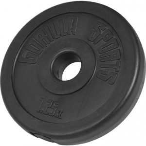 Gorilla Sports set cementnih jednoručnih šipki s utezima 2x10 kg 30/31 mm 