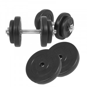 Gorilla Sports cementni ručni set 20 KG + Extra 2x5 KG 30 / 31mm 