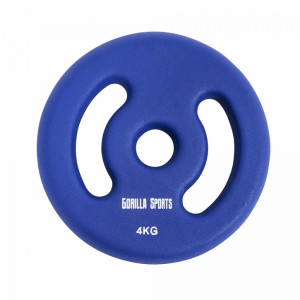 Gorilla Sports Set neoprenskih utega / diskova 8 kg (2x4)  