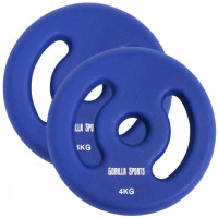 Gorilla Sports Set neoprenskih utega / diskova