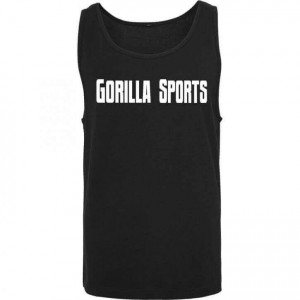 Gorilla Sports labava majica bez rukava crna XS 