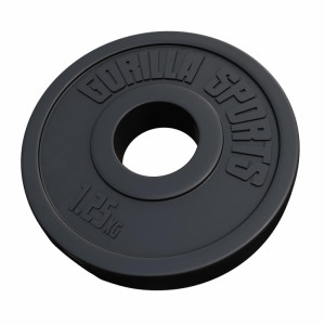 Gorilla Sports Olympic cementni disk obložen plastikom 1,25 kg - 15 kg 50 /51 mm 