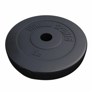 Gorilla Sports Olympic cementni disk obložen plastikom 1,25 kg - 15 kg 50 /51 mm 