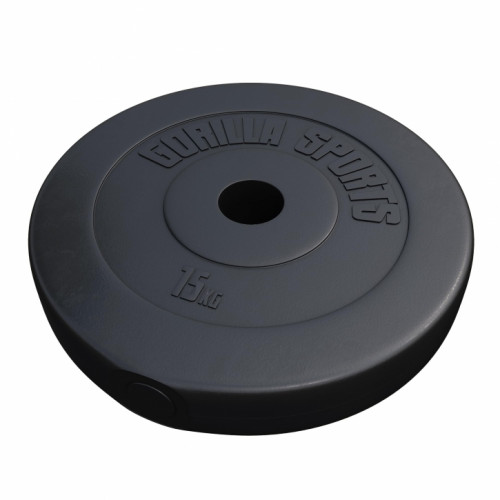 Gorilla Sports Olympic plastificirani cementni disk 1,25 kg - 15 kg 50 /51 mm 15 kg 15 kg Gorilla Sports Olympic plastificirani cementni disk 1,25 kg - 15 kg 50 /51 mm 15 kg 15 kg