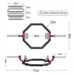 MultiGrip trap trap crna/crvena 