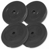 Gorilla Sports Set šipki i utega 60 kg - cementni plastificirani 30/31 mm 