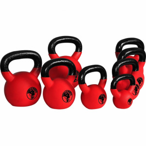 Gorilla Sports Gumirani kettlebell 2-32 kg 