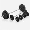 Gorilla Sports Univerzalna klupa za vježbanje + set utega 100 kg 30/31 mm bjela 