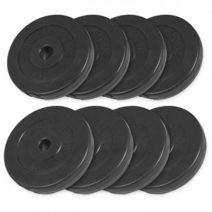 Gorilla Sports plastificiran cementni disk 1,25kg - 15kg / 31mm 