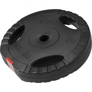 Gorilla Sports plastificiran cementni disk (GRIP) 1,25kg - 15kg / 31mm 