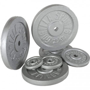 Gorilla Sports Željezni disk za šipke 0,5kg - 30 kg 30/31mm 