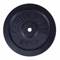 Gorilla Sports Željezni disk za šipke 0,5kg - 30 kg 30/31mm