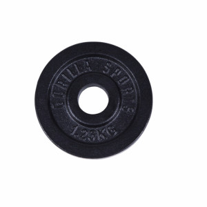 Gorilla Sports Željezni disk za šipke 0,5kg - 30 kg 30/31mm crna 1,25 kg 