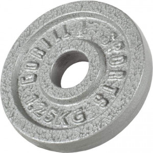 Gorilla Sports Željezni disk za šipke 0,5kg - 30 kg 30/31mm siva 1,25 kg 