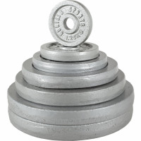 Gorilla Sports Set jednoručnih bučica od lijevanog željeza 2x15 kg 30/31 mm Gorilla Sports Set jednoručnih bučica od lijevanog željeza 2x15 kg 30/31 mm