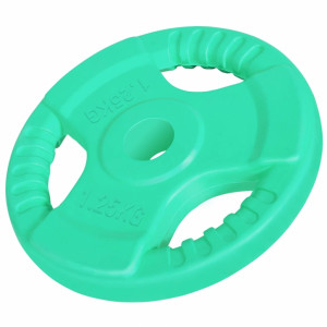 Gorilla Sports Disk od lijevanog željeza GUMENI GRIP 1,25 kg - 25 kg 30/31mm 