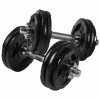 Gorilla Sports Set jednoručnih bučica od lijevanog željeza grip 30 kg (2x15kg) 30/31 mm 