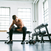 Gorilla Sports Gumirane bučice 2,5KG - 50 KG Gorilla Sports Gumirane bučice 2,5KG - 50 KG