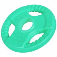 Gorilla Sports disk od lijevanog željeza GUMENI GRIP 1,25kg-25 kg 50 / 51mm