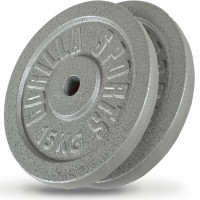 Gorilla Sports Set diskova od lijevanog željeza 30 KG (2x 15 KG)