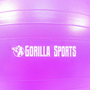 Sportska gimnastička lopta Gorilla 55 cm ljubičasta 