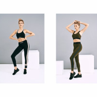 Gorilla Sportske nogavice crno-ružičaste