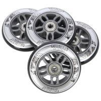 HMS Set crnih PU kotača 90x24 + ABEC9 ležajevi HMS Set crnih PU kotača 90x24 + ABEC9 ležajevi