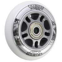 HMS Set bijelih PU kotača 76x24 + ležajevi ABEC7 NILS EXTREME HMS Set bijelih PU kotača 76x24 + ležajevi ABEC7 NILS EXTREME