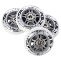 HMS Set bijelih PU kotača 80x24 + ležajevi ABEC7 NILS EXTREME HMS Set bijelih PU kotača 80x24 + ležajevi ABEC7 NILS EXTREME