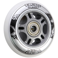 HMS Set bijelih PU kotača 80x24 + ležajevi ABEC7 NILS EXTREME HMS Set bijelih PU kotača 80x24 + ležajevi ABEC7 NILS EXTREME