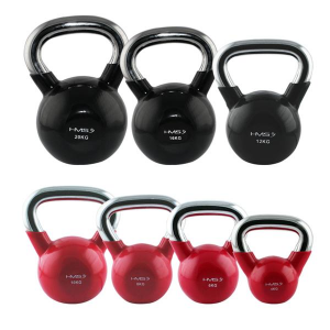 KT 20 KG CRNI Kettlebell s hromiranim hvatom HMS 