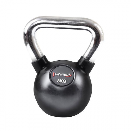 HMS Vinyl kettlebell s kromiranim rukohvatom KGC 8 kg 