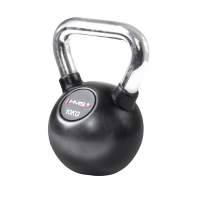 HMS Vinyl kettlebell s kromiranom ručkom KGC 10 kg HMS Vinyl kettlebell s kromiranom ručkom KGC 10 kg