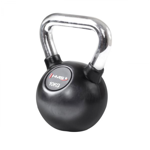 HMS Vinyl kettlebell s kromiranom ručkom KGC 10 kg 