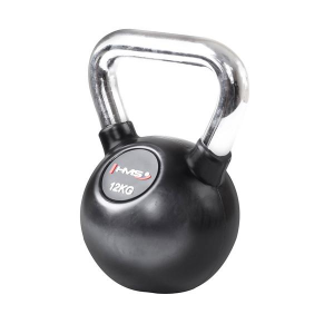 HMS Vinyl kettlebell s kromiranim rukohvatom KGC 12 kg 