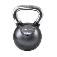 HMS Vinyl kettlebell s kromiranom ručkom KGC 20 kg. HMS Vinyl kettlebell s kromiranom ručkom KGC 20 kg.