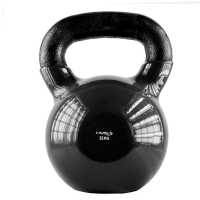 HMS Kettlebell presvučen vinilom KNV32 32 kg, crni HMS Kettlebell presvučen vinilom KNV32 32 kg, crni