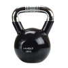 HMS Kettlebell s kromiranom ručkom KTC 20 kg crne boje 