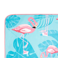 HMS Brzosušeći sportski ručnik NILS Camp NCR14, flamingosi 