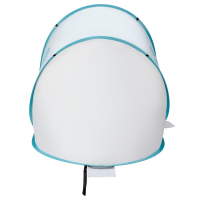 HMS Samošireći šator za plažu NILS Camp NC3173 sivo-tirkizna 