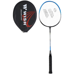 Reket za badminton WISH Steeltec 216, plavo/crni 