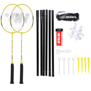 HMS Set reketa za badminton WISH Alumtec 4466, žuti 