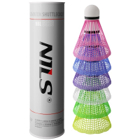 Lopte za badminton NILS NBL6026 višebojne 6 kom Lopte za badminton NILS NBL6026 višebojne 6 kom