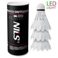 HMS Feather badminton loptice NILS NBL6223 sa LED 3 kom HMS Feather badminton loptice NILS NBL6223 sa LED 3 kom