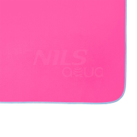 Ručník z mikrovlákna NILS aqua NAR11 růžový/modrý 